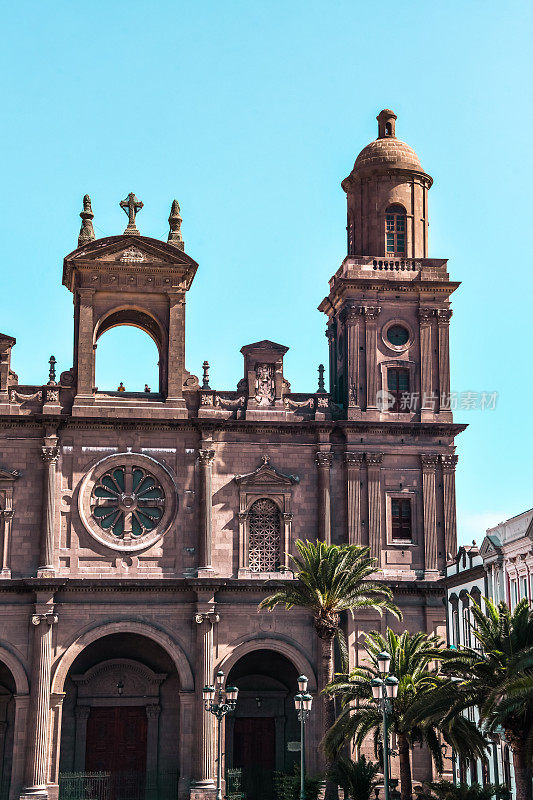 圣安娜大教堂塔，圣安娜·德·卡纳里亚，Calle Obispo Codina, Las Palmas de Gran Canaria，西班牙